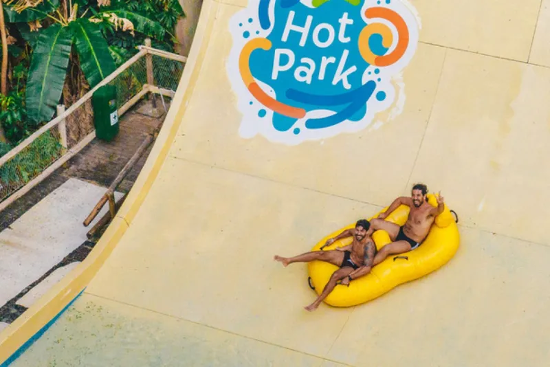 Vista do Hot Park em Rio Quente